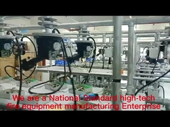 Production line for automatic water cannon for automatic water cannon