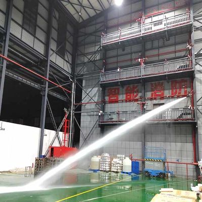 Horizontal 360 Degree Rotatable Automatic Fire Water Monitor 0.8Mpa Large Space
