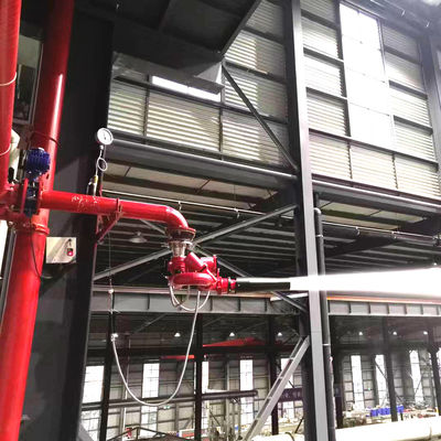 Firefighting Robot Automatic Fire Water Monitor Equipment With Flame Detector DC 24V